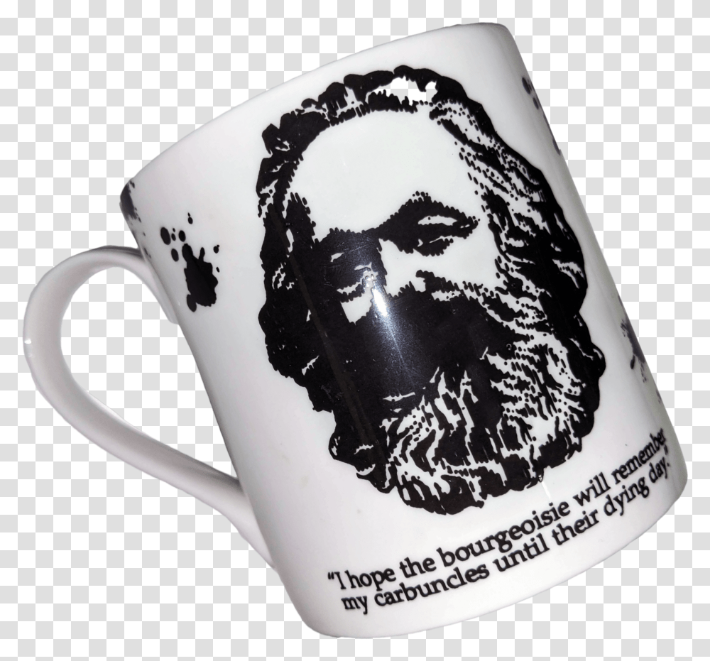 Karl Marx Mug Serveware, Coffee Cup Transparent Png