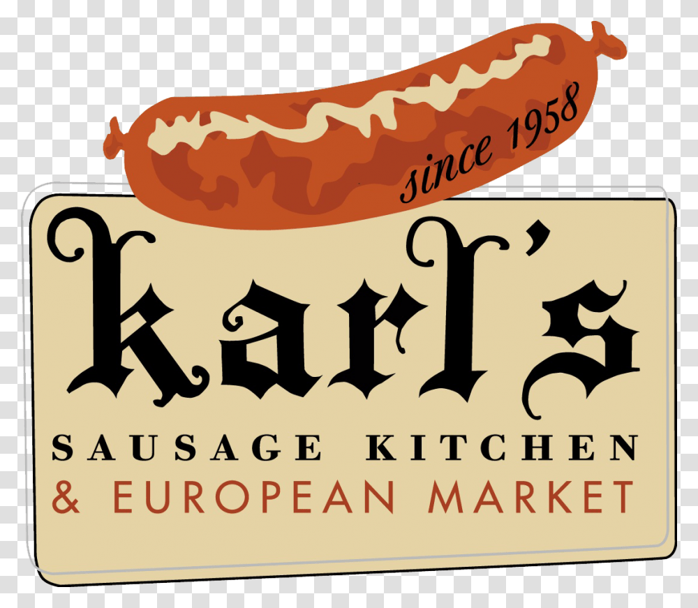 Karl S Sausage Kitchen And European Market Cervelat, Hot Dog, Food Transparent Png