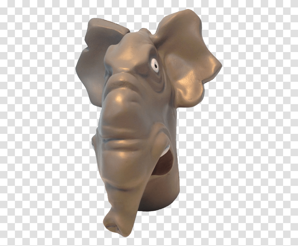 Karl The Elephant Head Indian Elephant, Figurine, Torso, Person, Human Transparent Png