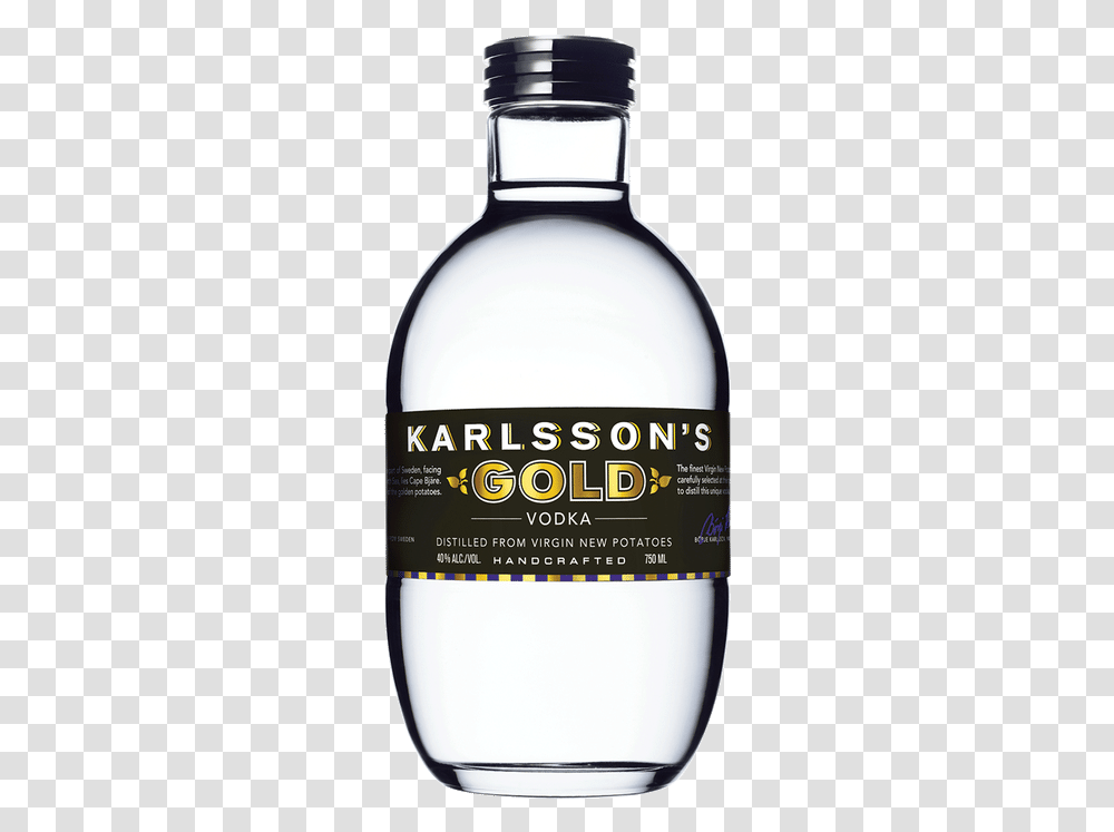 Karlsson S Gold Vodka Karlsson's Gold Potato Vodka, Alcohol, Beverage, Liquor, Bottle Transparent Png