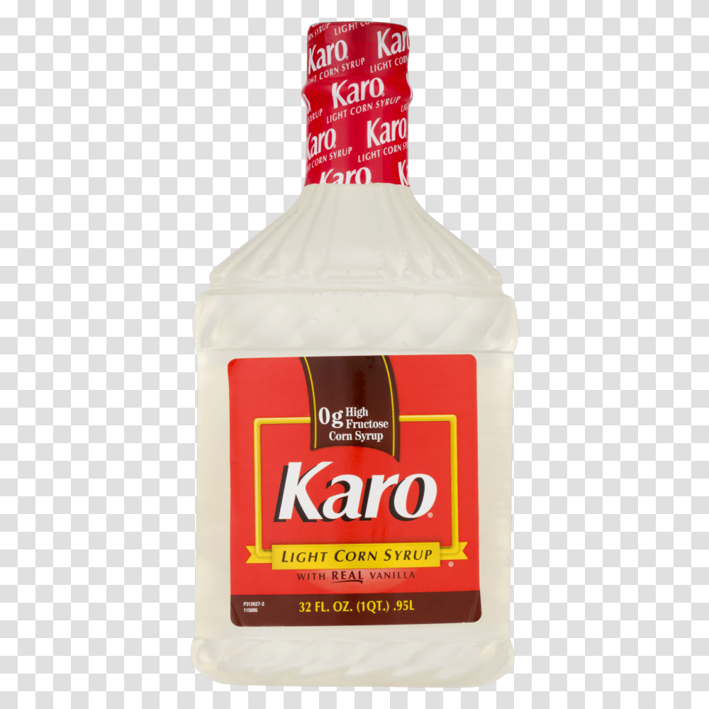 Karo Light Corn Syrup With Real Vanilla Ounce, Ketchup, Food, Dessert, Milk Transparent Png