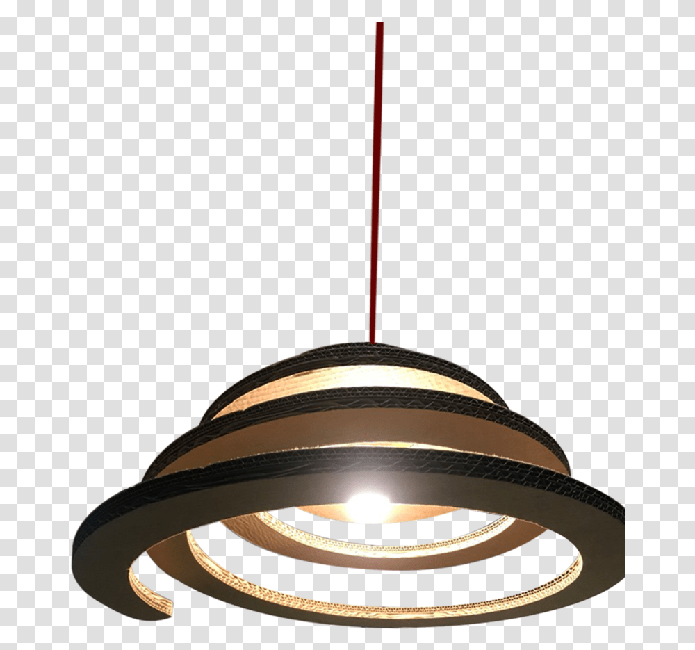 Kartent Cardboard Spiral Hanging Lamp Lights, Light Fixture, Ceiling Light Transparent Png