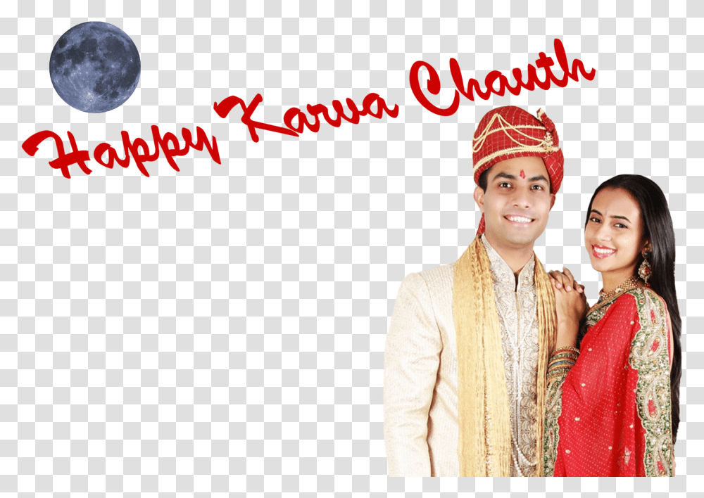 Karva Chauth Wishes Clipart Dulha Dulhan Photos Download, Person, Fashion, Outdoors Transparent Png