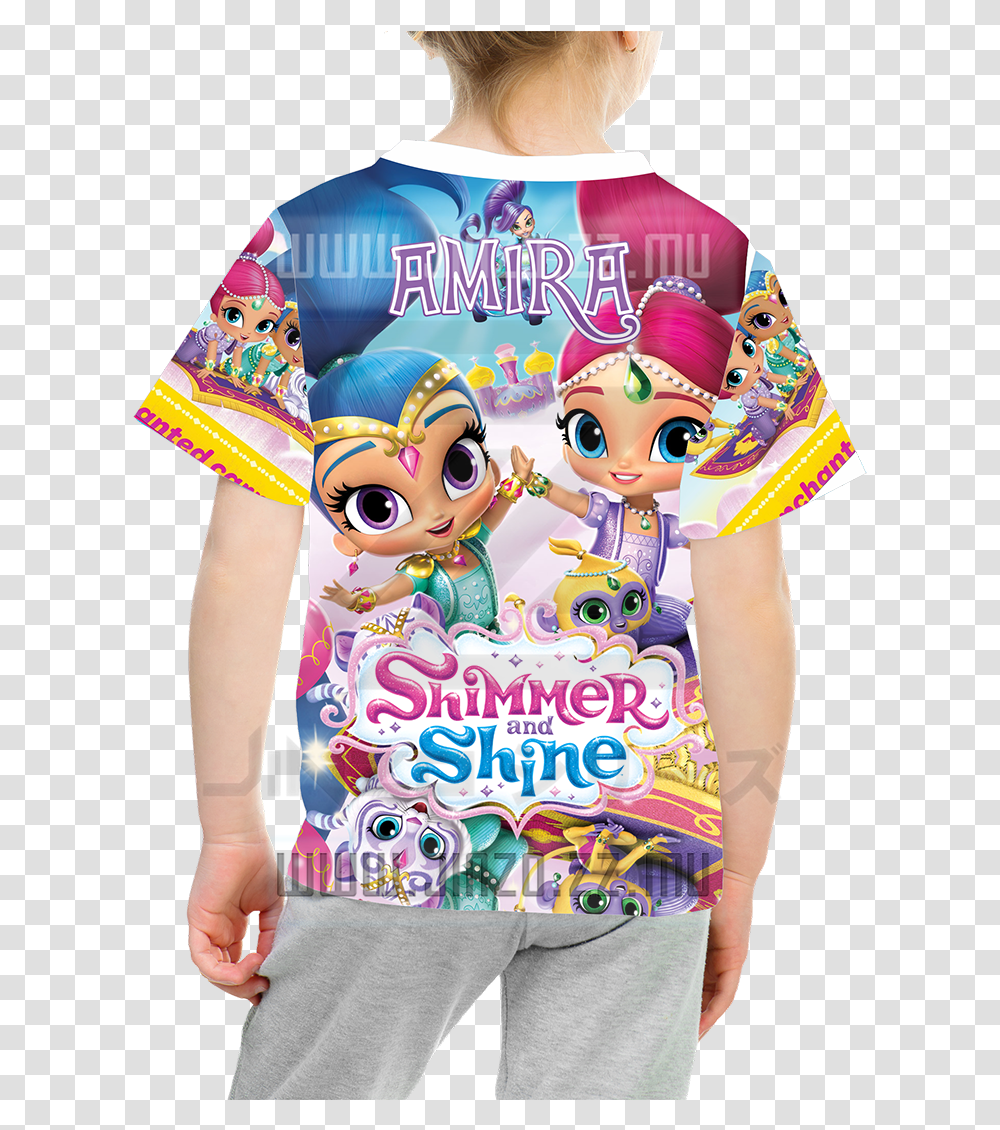 Katalog Jinzo Kids Shimmer And Shine 2 Kaos Anak Shimmer, Person, Swimwear, Female Transparent Png