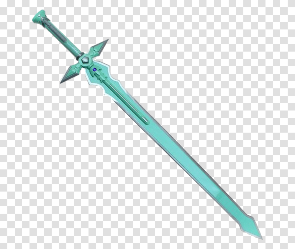 Katana Sword Art Online Sword Art Online Blue Sword, Blade, Weapon Transparent Png