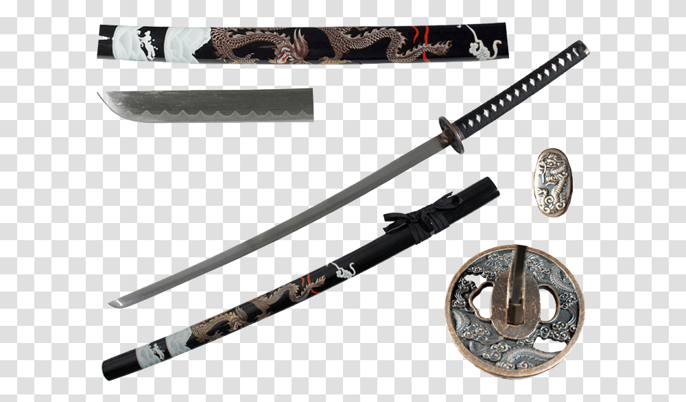 Katana Sword, Blade, Weapon, Weaponry, Person Transparent Png