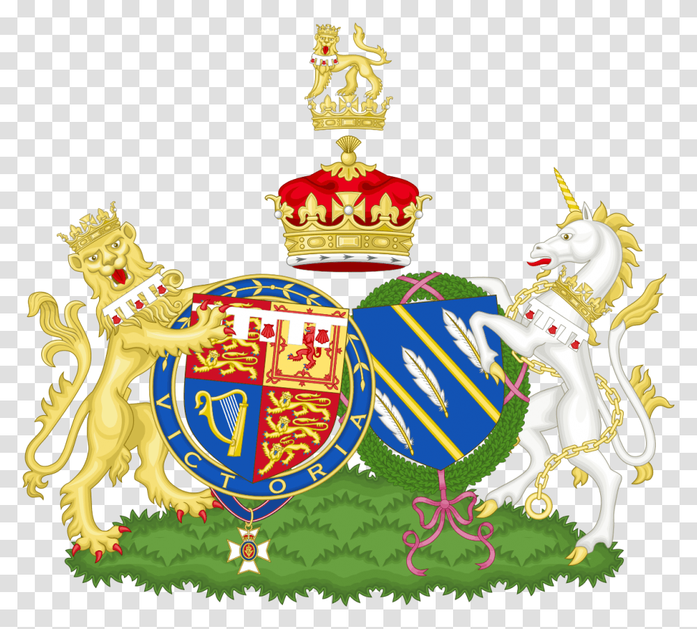 Kate And William Coat Of Arms, Logo, Trademark, Horse Transparent Png