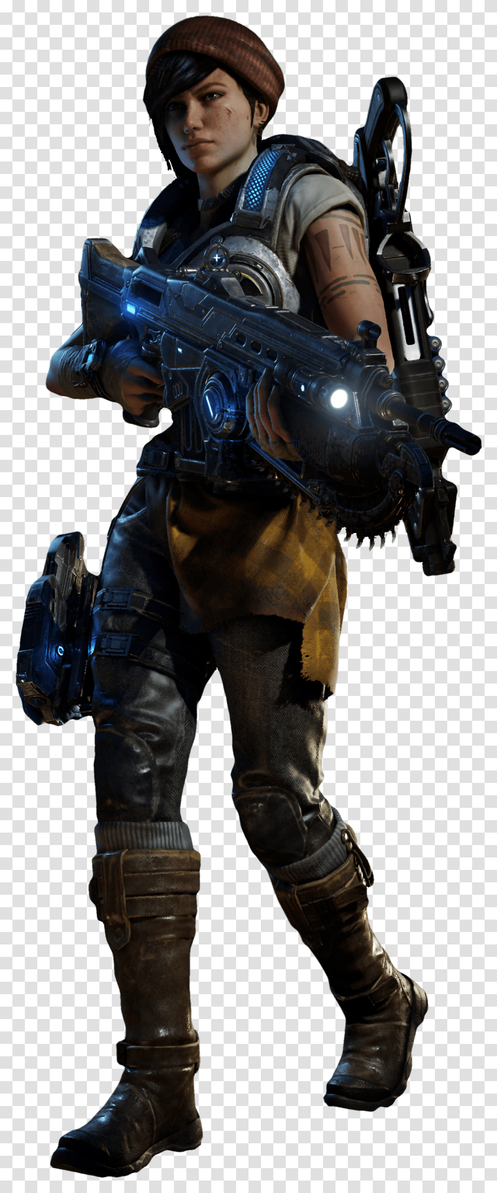 Kate Gears Of War, Person, Boot, Footwear Transparent Png