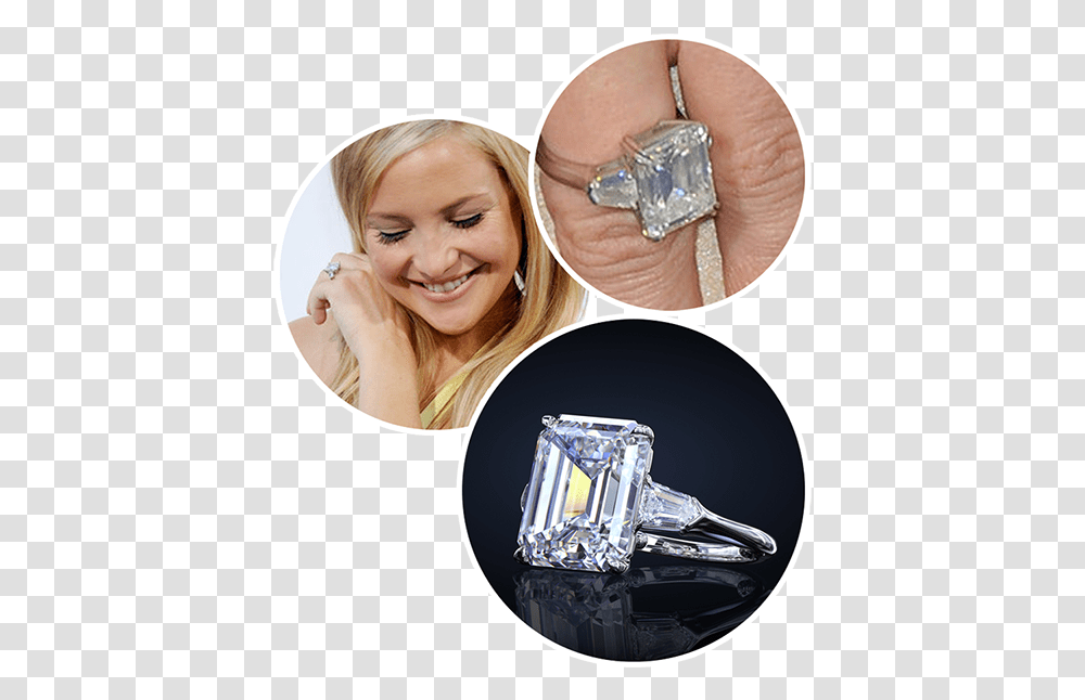 Kate Hudson Leon Mege Engagement Ring Diamond Ring Ring Kate Hudson, Jewelry, Accessories, Accessory, Gemstone Transparent Png