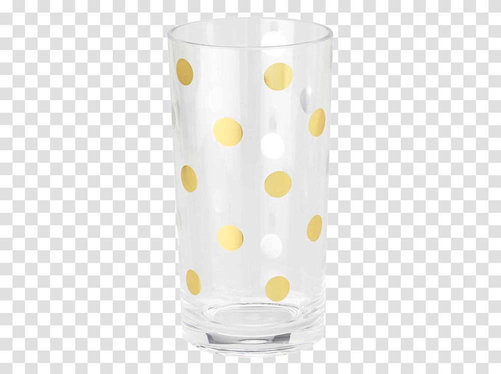 Kate Spade Acrlyic Glass W Gold Dots Pint Glass, Shower Curtain, Texture, Bottle Transparent Png