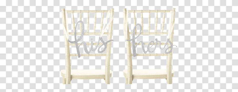 Kate Spade His Hers Chair Signs, Furniture, Cushion, Gate, Rocking Chair Transparent Png