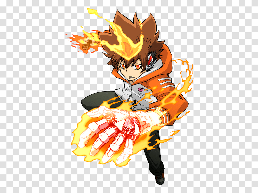 Katekyo Hitman Reborn 1 Image Tsuna Sawada, Hand, Comics, Book, Graphics Transparent Png