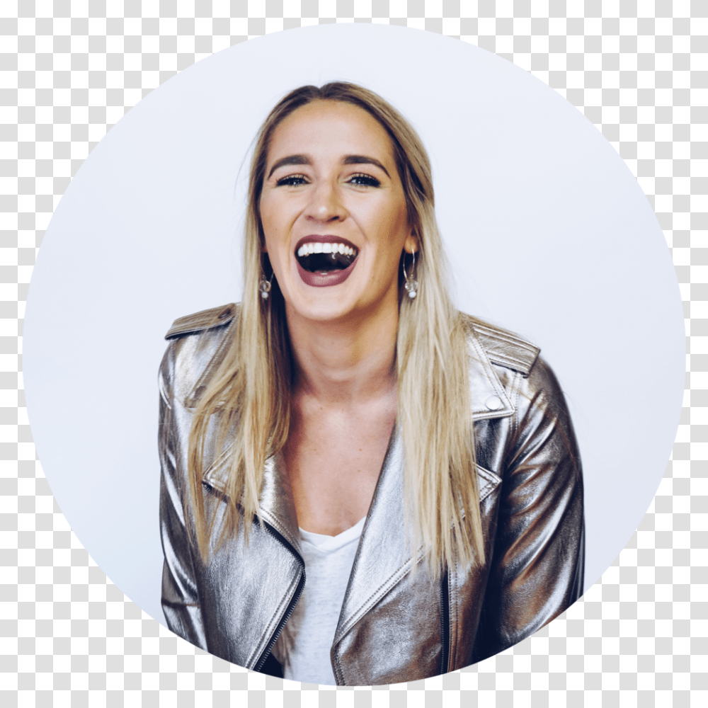 Kath Headshot Girl, Face, Person, Laughing, Smile Transparent Png