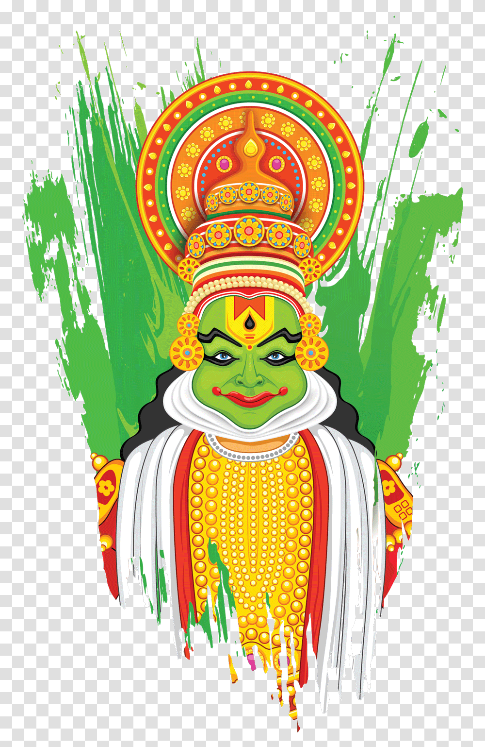 Kathakali Kathakali, Face, Performer, Crowd, Poster Transparent Png