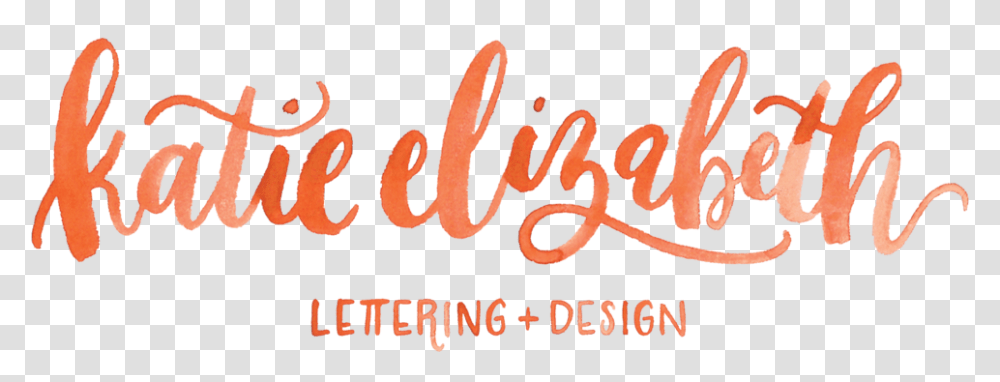Katie Elizabeth Lettering Design, Alphabet, Handwriting, Label Transparent Png