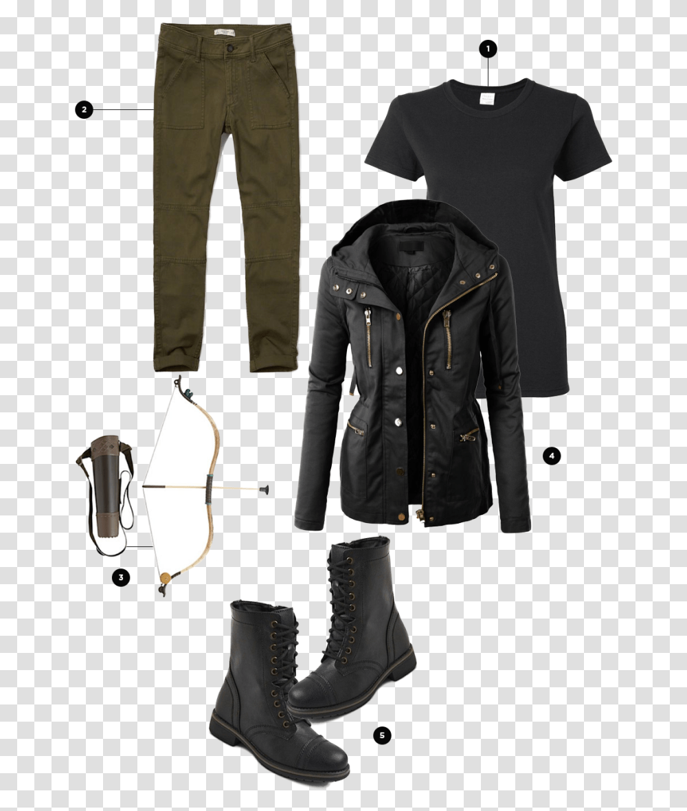 Katniss Everdeen, Coat, Jacket, Overcoat Transparent Png