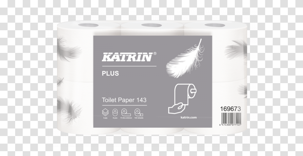 Katrin Luxury 3 Ply Embossed Toilet Rolls 169673 Katrin Plus, Text, Paper, Id Cards, Document Transparent Png