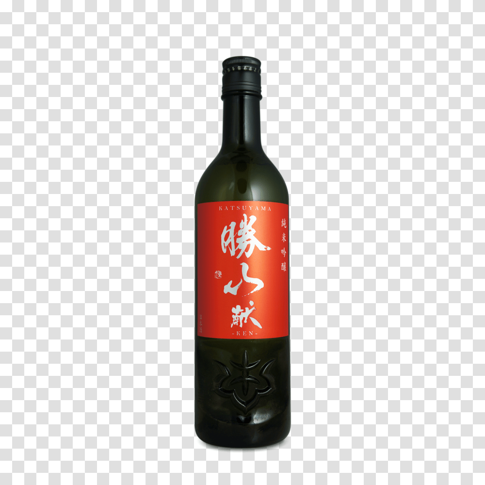 Katsuyama Ken Junmai Ginjo Sake Boutique, Alcohol, Beverage, Drink, Bottle Transparent Png
