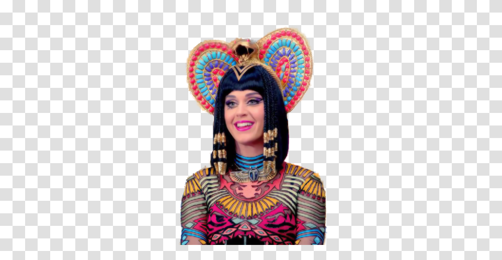 Katy Perry Dark Horse K R, Person, Costume, Face, Female Transparent Png