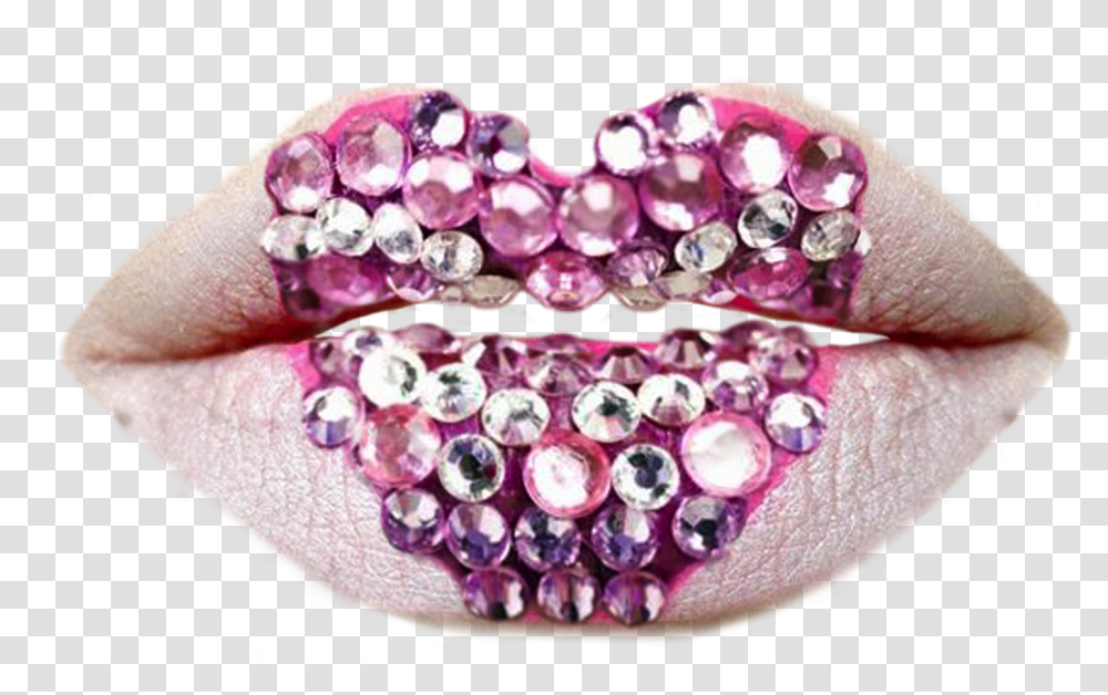 Katy Perry Dark Horse Music Launch Package Bedazzled Lips, Jewelry, Accessories, Accessory, Gemstone Transparent Png