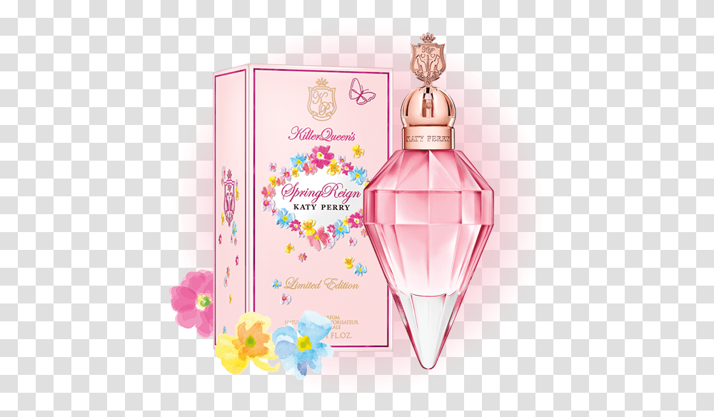 Katy Perry Killer Queen Spring Reign Eau De Parfum Katy Perry Killer Queen, Bottle, Perfume, Cosmetics Transparent Png