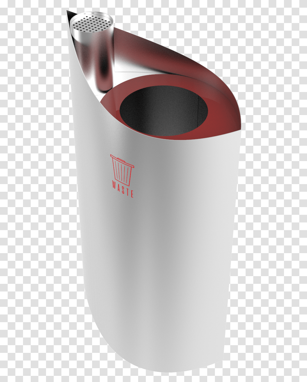 Katyn Sst Urban Outdoor Stainless Steel Trash Bin With Tool Socket, Bottle, Shaker, Lamp, Trash Can Transparent Png