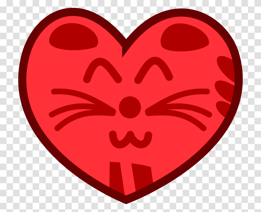 Katze Im Herz Clipart, Heart, Pillow, Cushion, Plectrum Transparent Png