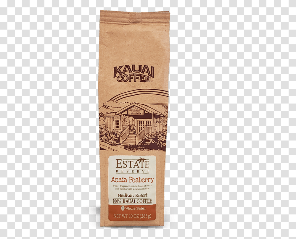 Kauai Coffee Acaia Peaberry Kauai Coffee Peaberry, Bag, Paper, Label Transparent Png