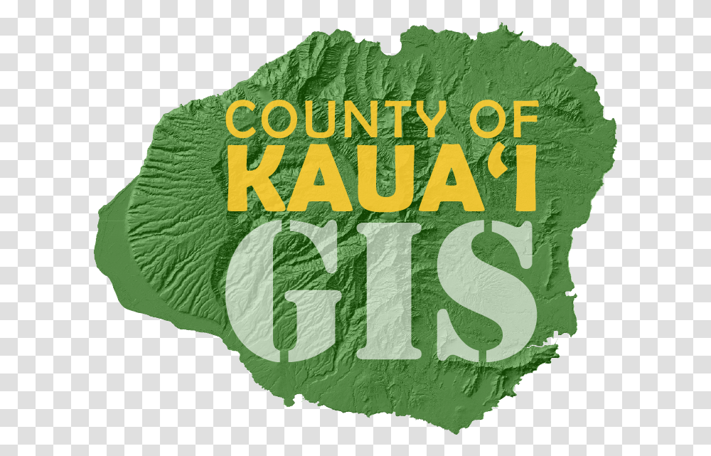 Kauai County Gis Logo Image Kauai, Plant, Green, Kale, Cabbage Transparent Png