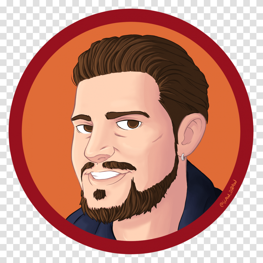 Kaw Dev Youtuber Avatar, Head, Face, Person, Label Transparent Png