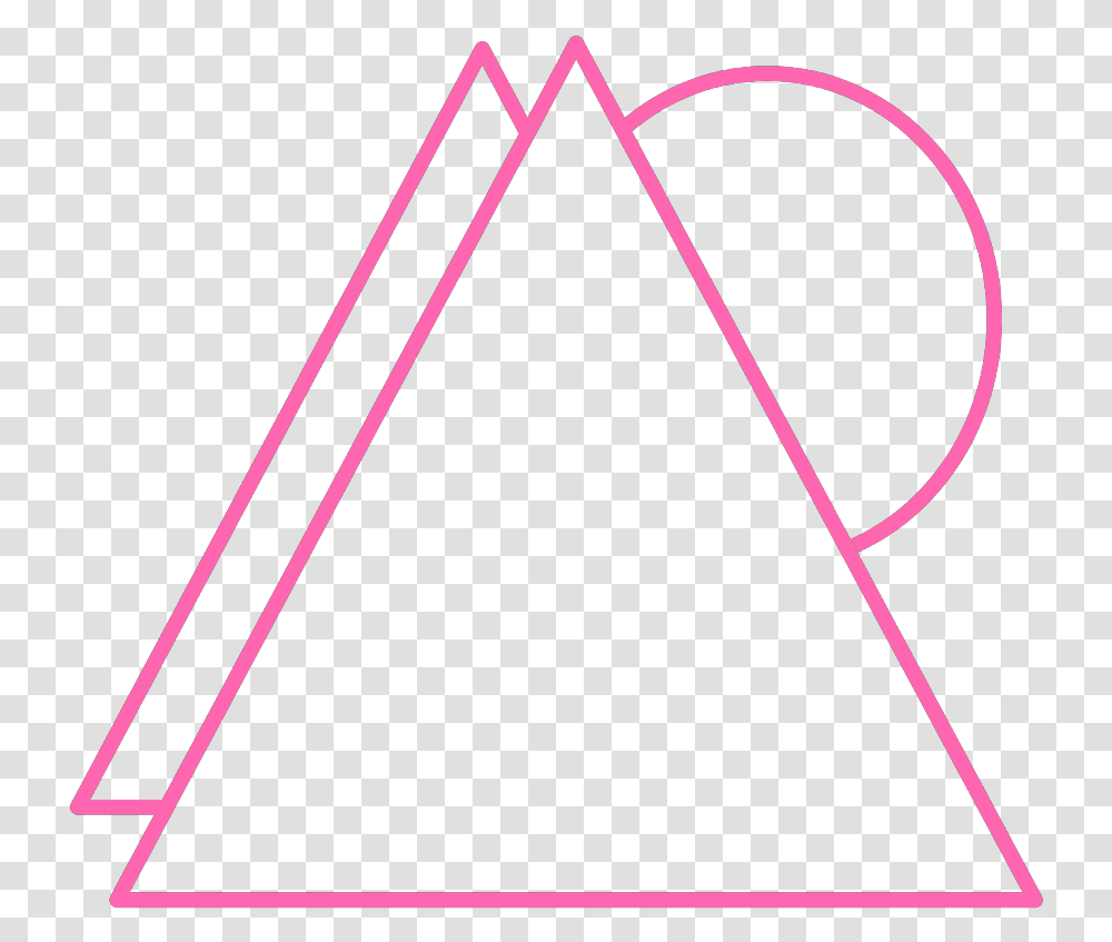 Kawaii Border Triangle Frame, Plectrum, Heart Transparent Png