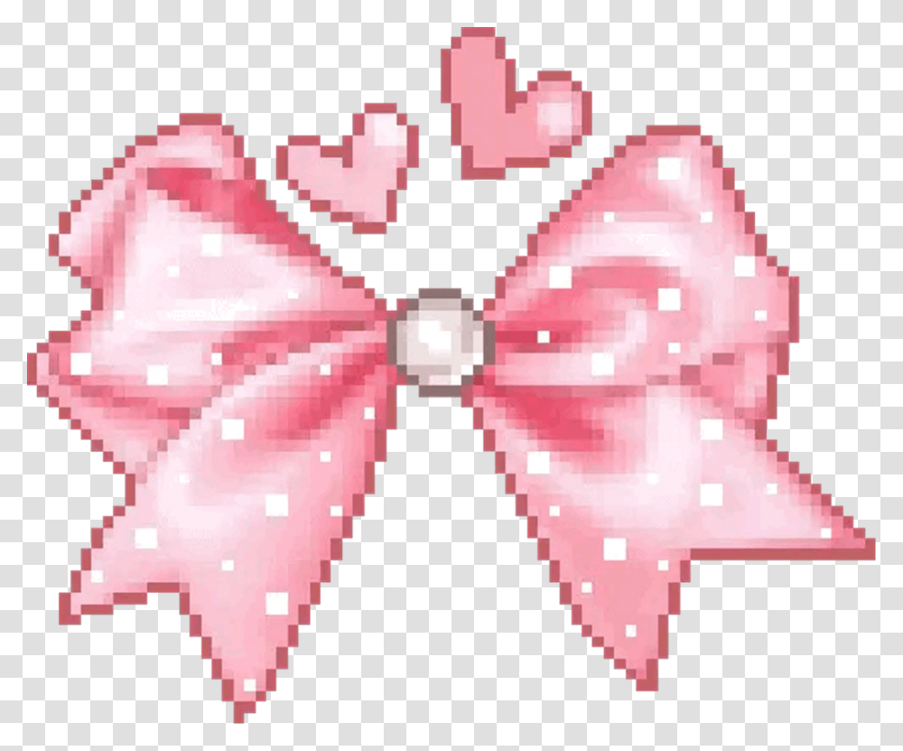 Kawaii Bow Pixel Cute Pink Freetoedit Kawaii Pixel, Accessories, Accessory, Tie, Necktie Transparent Png