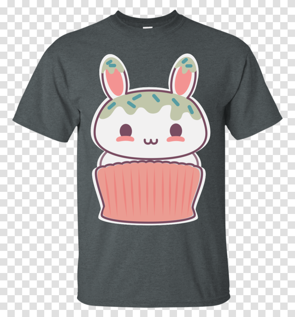 Kawaii Bunny In A Cupcake T Shirt Amp Hoodie T Shirt, T-Shirt, Mammal Transparent Png