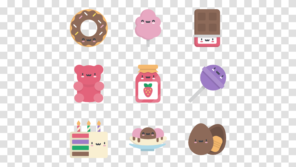 Kawaii Candy, Food, Rattle, Jam Transparent Png