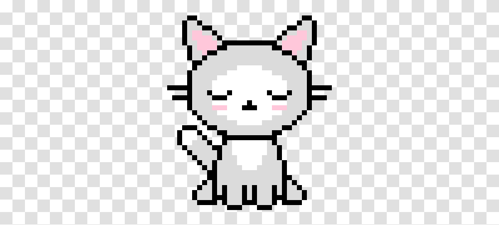 Kawaii Cat Pixel Art Maker Pixel Art Cat Halloween, Rug, Text, Stencil, Weapon Transparent Png