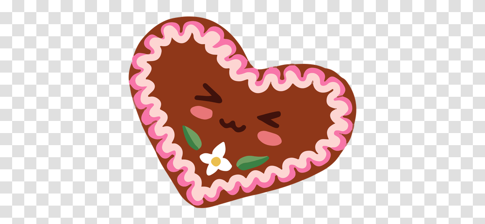 Kawaii Character Oktoberfest Heart Girly, Cookie, Food, Biscuit, Cake Transparent Png