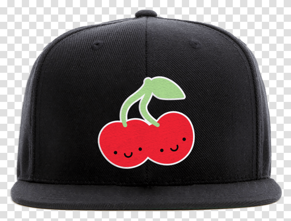 Kawaii Cherry Flat Brim Snapback Cap New Era Cap Company, Clothing, Apparel, Baseball Cap, Hat Transparent Png