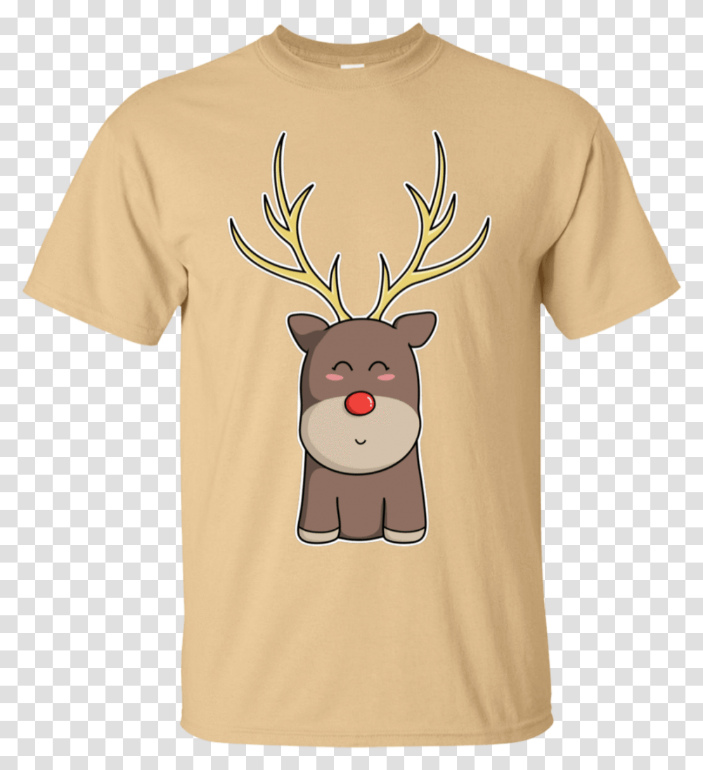 Kawaii Christmas Reindeer T Shirt Space Force Joe Rogan T Shirt, Wildlife, Mammal, Animal Transparent Png
