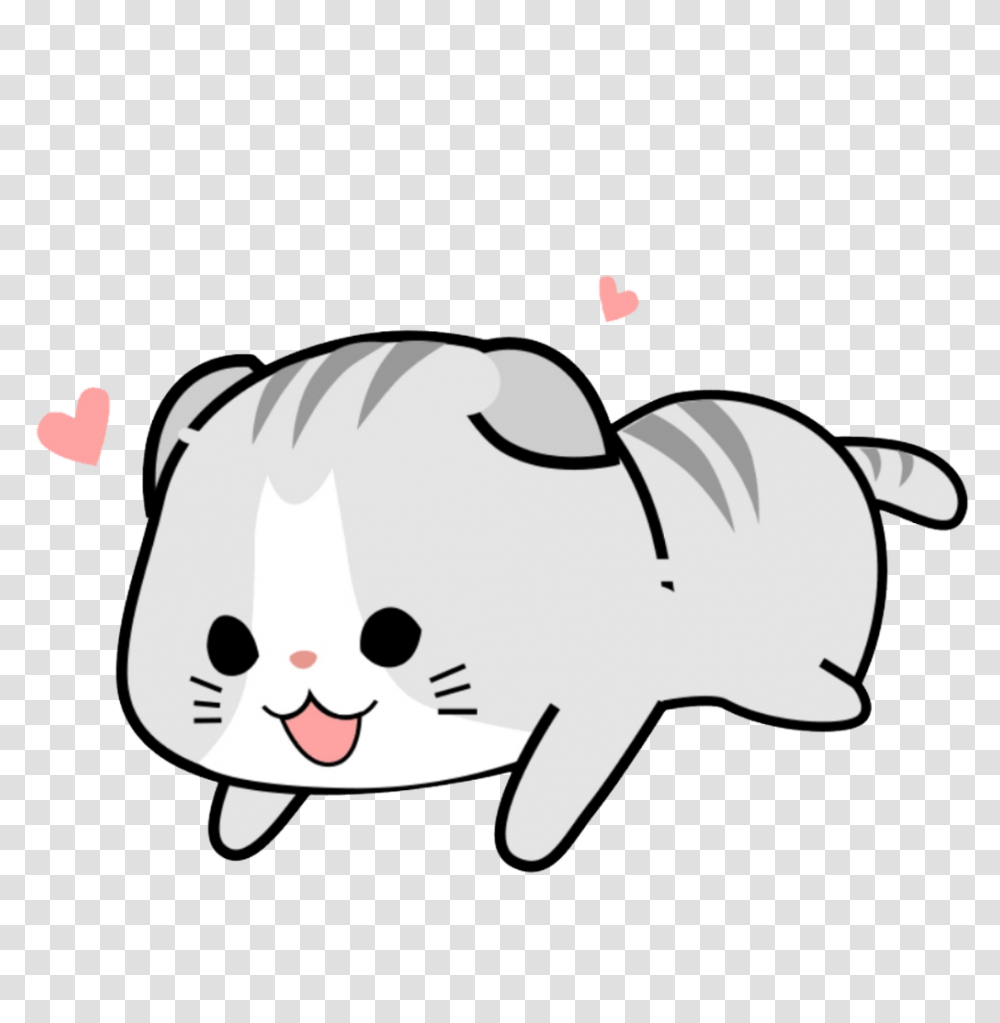 Kawaii Cute Cats Clipart Cartoon Cute Cat, Drawing, Toy Transparent Png