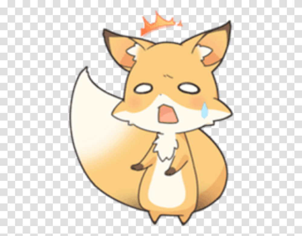 Kawaii Cute Fox Overlay Esit Kawaii Cute Fox, Label Transparent Png