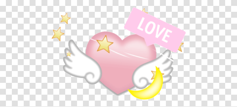 Kawaii Cute Pastel Pink Magical Tumblr Editing Emblem, Banana, Fruit, Plant, Food Transparent Png