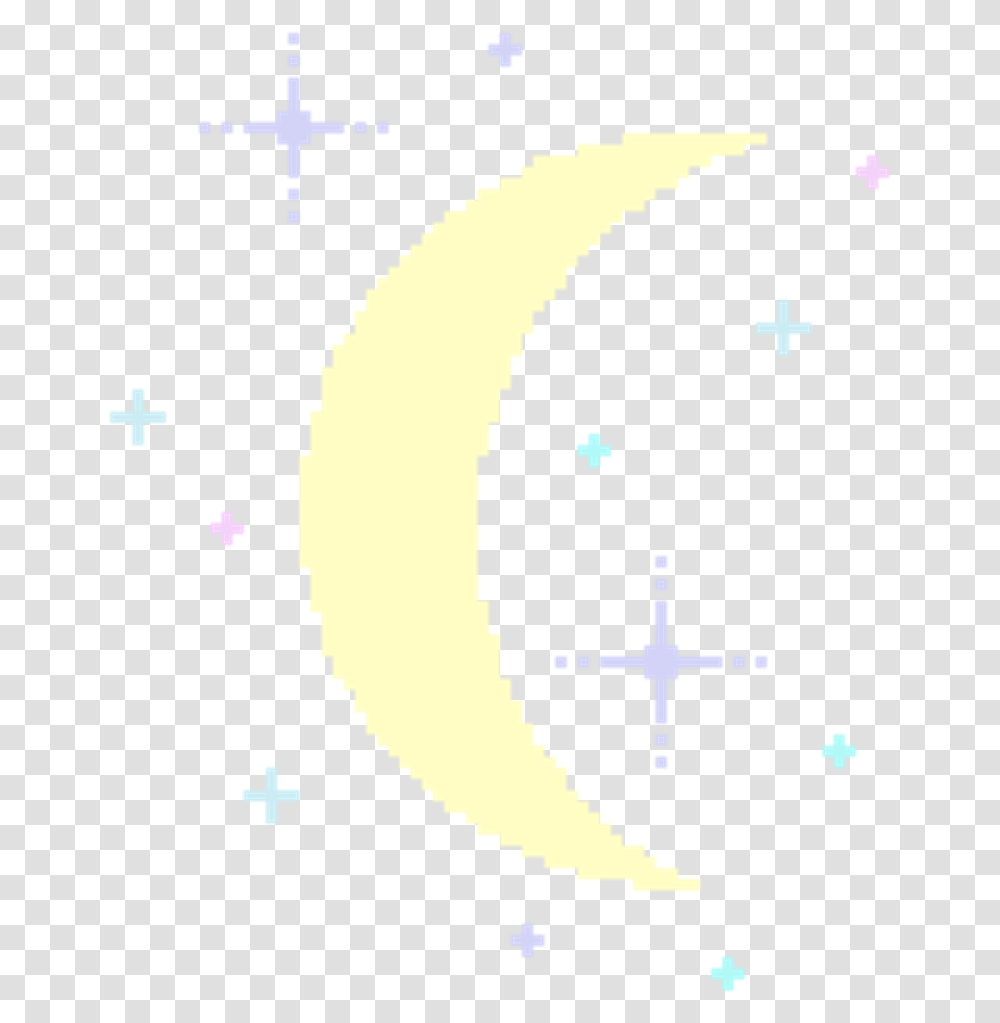 Kawaii Cute Pixel Pixels Magical Dreamy Pastel Art Pixel Moon And Stars, Number, Outdoors Transparent Png