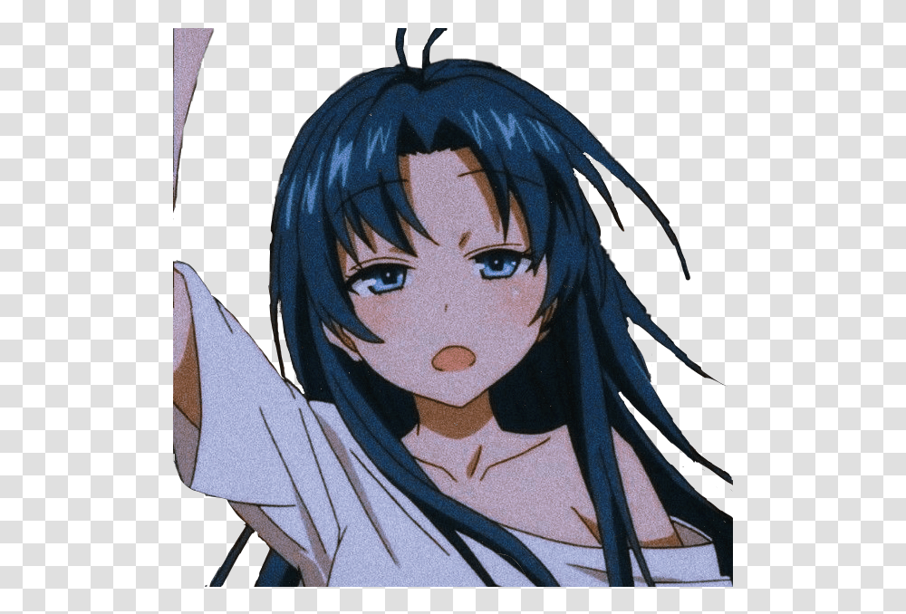 Kawaii Dark Blue Anime Aesthetic Anime Aesthetic Love Girl, Manga, Comics, Book, Doll Transparent Png