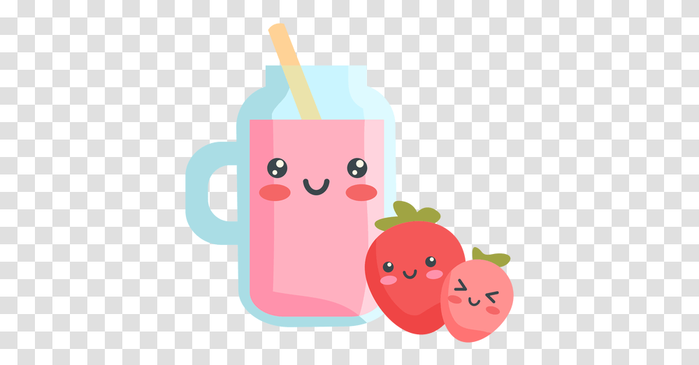 Kawaii Fruit Juice Cartoon, Beverage, Drink, Milk, Smoothie Transparent Png