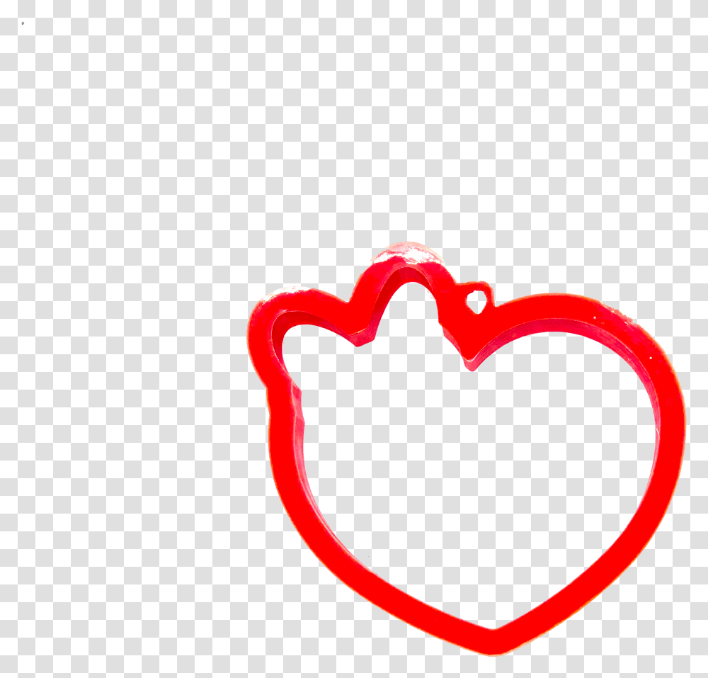 Kawaii Heart With Head Bow Cookie Cutter Language Transparent Png