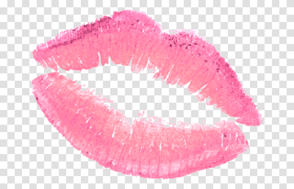 Kawaii Kiss Rose Kissed Lipstick Pink Overlay Lipstick Mark Background, Mouth, Cosmetics Transparent Png