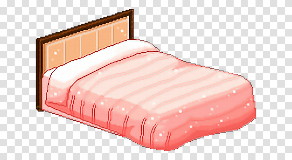 Kawaii Pixel Kawaii Bed Clipart, Furniture, Mattress Transparent Png