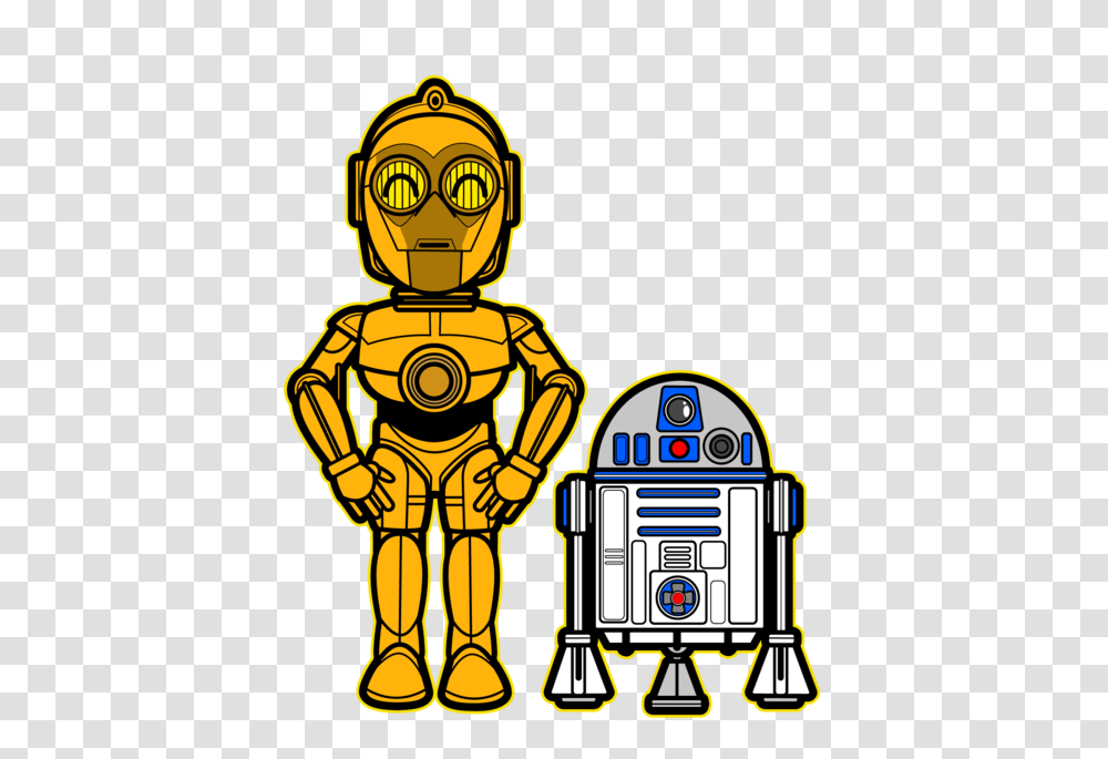 Kawaii Po And A Long Time Ago In A Galaxy Far Away, Robot Transparent Png