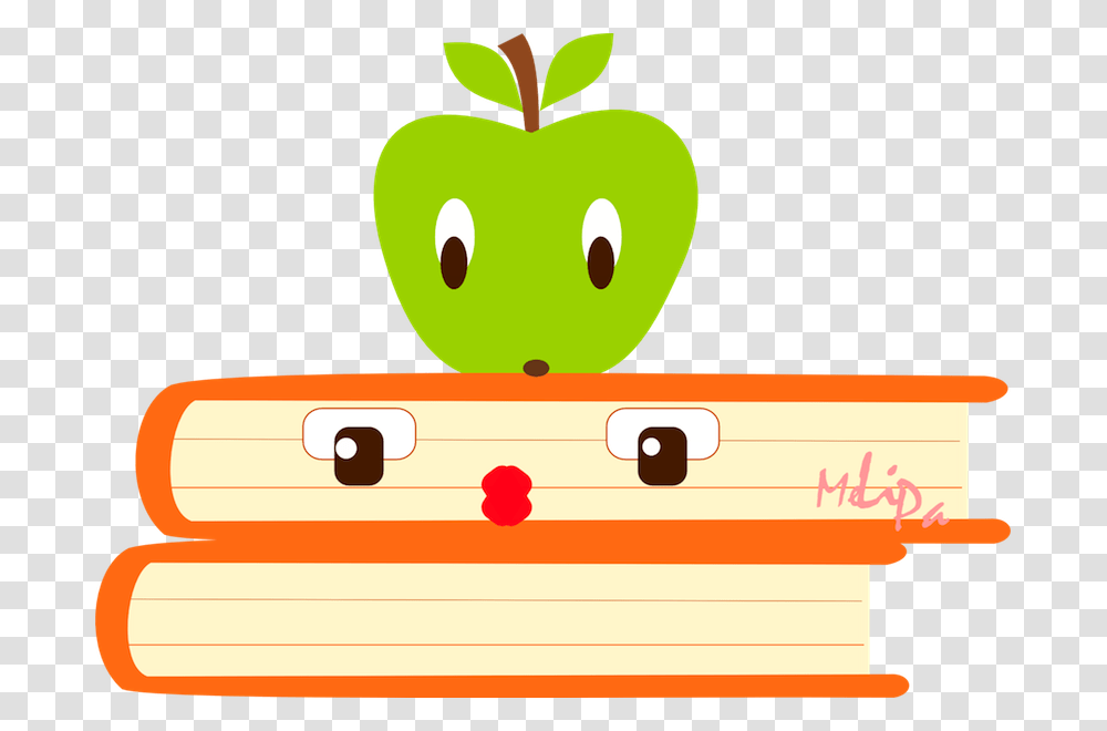 Kawaii School Supplies Clipart Clipart Free Books With Back To School Books Images, Plant, Fruit, Food, Baseball Bat Transparent Png