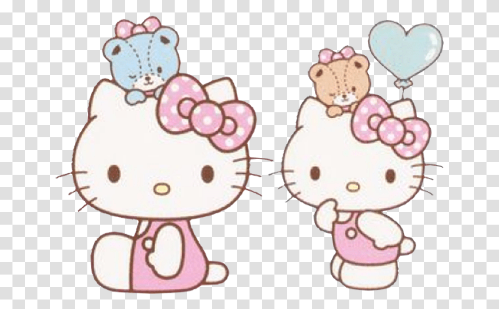 Kawaii Strawberry Hello Kitty Aesthetic Logo, Plush, Toy, Birthday Cake, Dessert Transparent Png